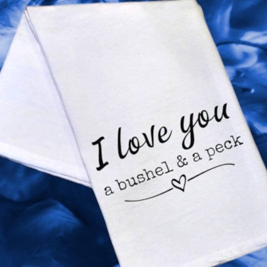 I Love You Tea Towel - Momma's Secret Cupboard