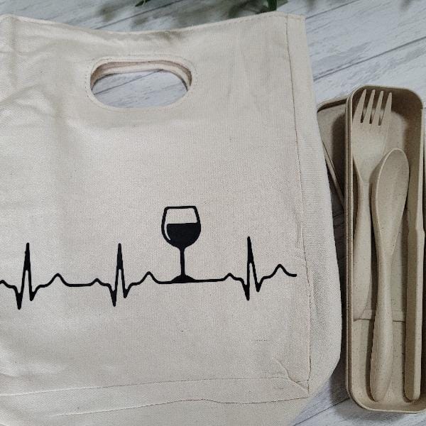 Is it Wine-o'clock yet? Wine-beat Lunch Bag - Momma's Secret Cupboard