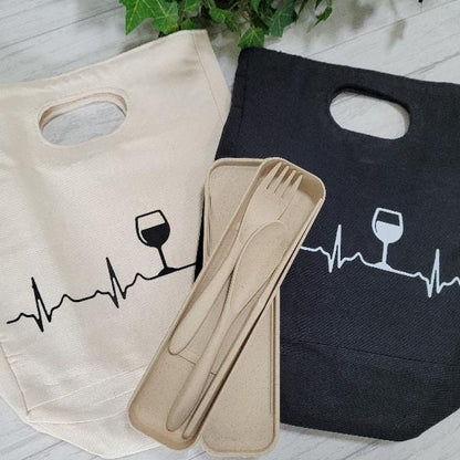 Is it Wine-o'clock yet? Wine-beat Lunch Bag - Momma's Secret Cupboard