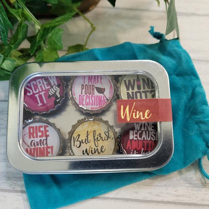 Wine Not? Wine Lover Magnet Pack - Momma's Secret Cupboard