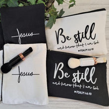 Load image into Gallery viewer, With God All Things Are Possible Canvas Pouch - Momma&#39;s Secret Cupboard
